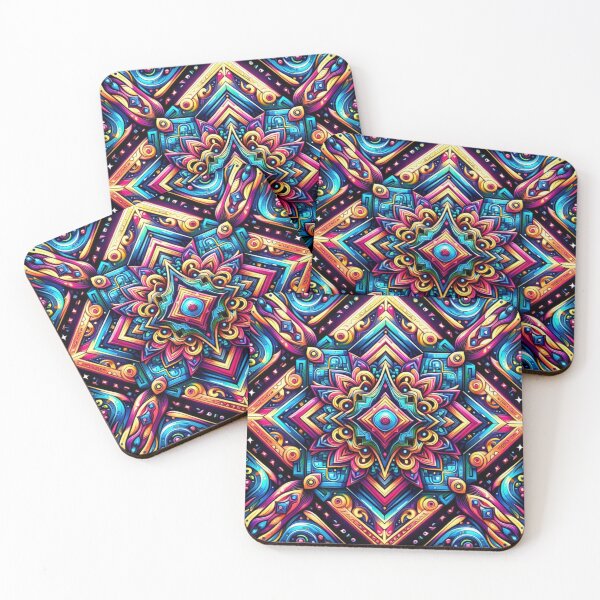 Item preview, Sacred Geometry – Psychedelic Mandala Artwork designed and sold by Dogandesighn.