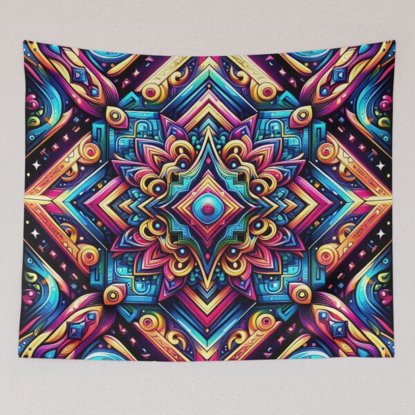 Item preview, Sacred Geometry – Psychedelic Mandala Artwork designed and sold by Dogandesighn.