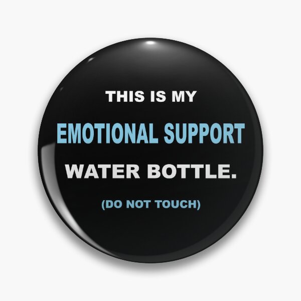 Item preview, Funny Emotional Support Water Bottle Aesthetic Sticker T-Shirt designed and sold by Mikidesign1988.