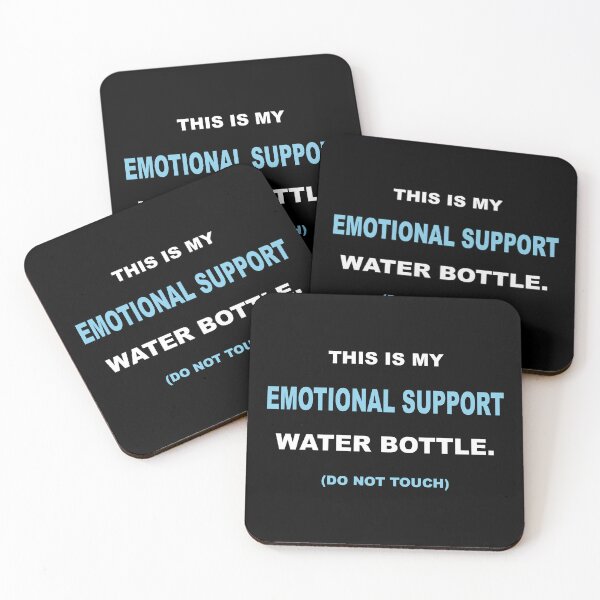 Item preview, Funny Emotional Support Water Bottle Aesthetic Sticker T-Shirt designed and sold by Mikidesign1988.