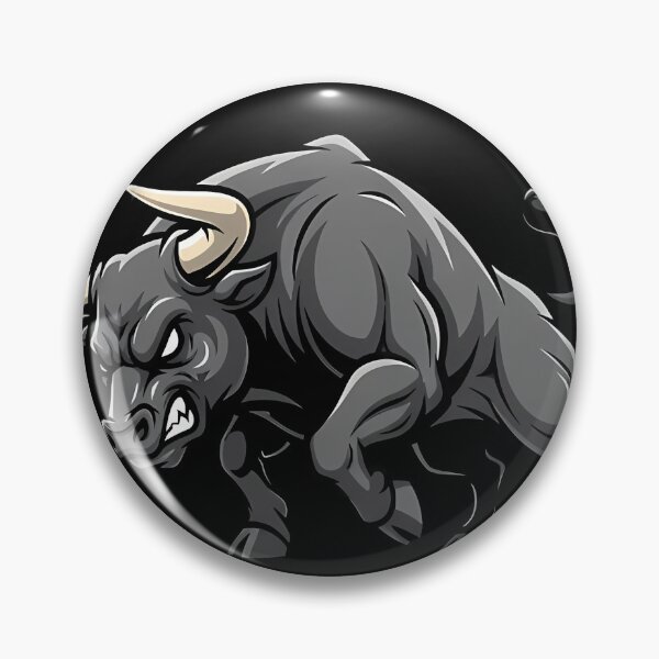 Item preview, Fierce Bull Mascot Logo  Powerful Charging Bull Vector Design designed and sold by MitchellPaga.