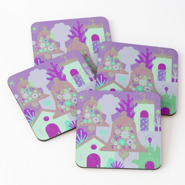 Item preview, Dream Garden Bells – Vibrant Decorative Botanical Illustration designed and sold by joycrysstudio.