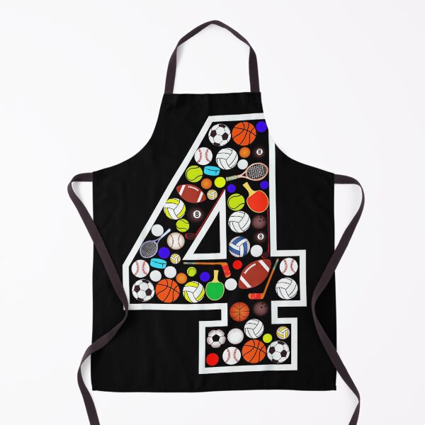 Item preview, Kids 4th Birthday Sports Big Number Four 4 Year Old Boy designed and sold by StephanieSBeama.