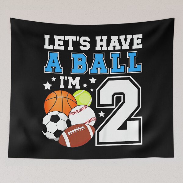 Item preview, Kids 2nd Sports Birthday Party Two Year Old Boy Birthday Sports designed and sold by StephanieSBeama.