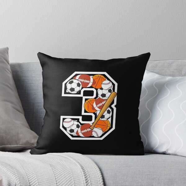Item preview, Kids 3rd Birthday Sports Birthday Party 3 Year Old Boy designed and sold by StephanieSBeama.