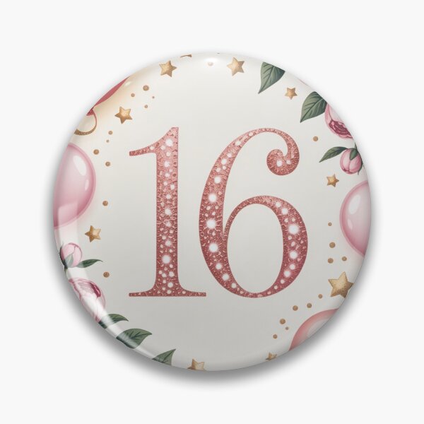 Item preview, Pretty Sweet 16 – Floral Sixteen Birthday Party Illustration designed and sold by myforestfog.