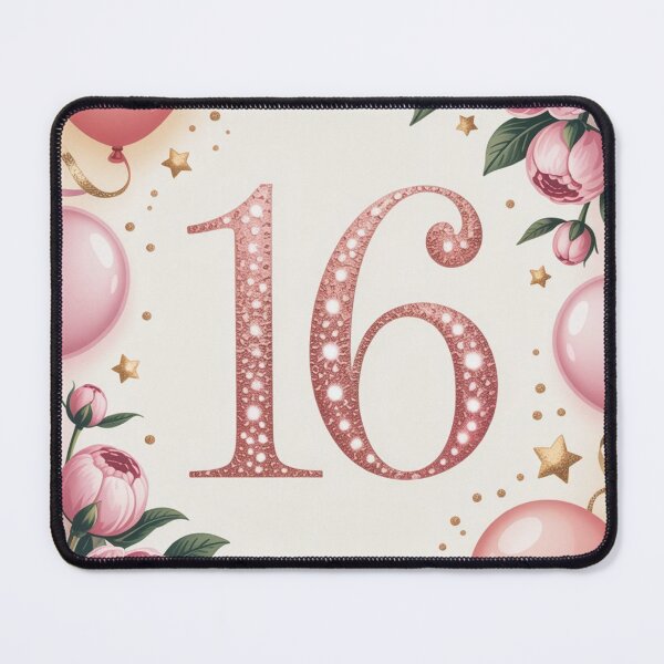 Item preview, Pretty Sweet 16 – Floral Sixteen Birthday Party Illustration designed and sold by myforestfog.