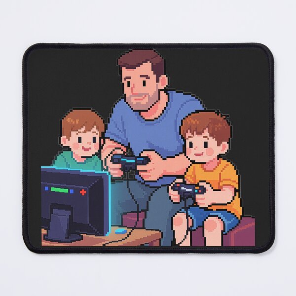 Item preview, Father and Sons Video Games Pixel Art Retro designed and sold by BusteKit.