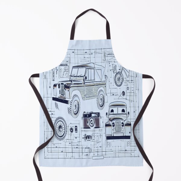 Item preview, Vintage Engineering Heritage: Retro 4x4 Off-Road & Camera Blueprint designed and sold by byRocco.