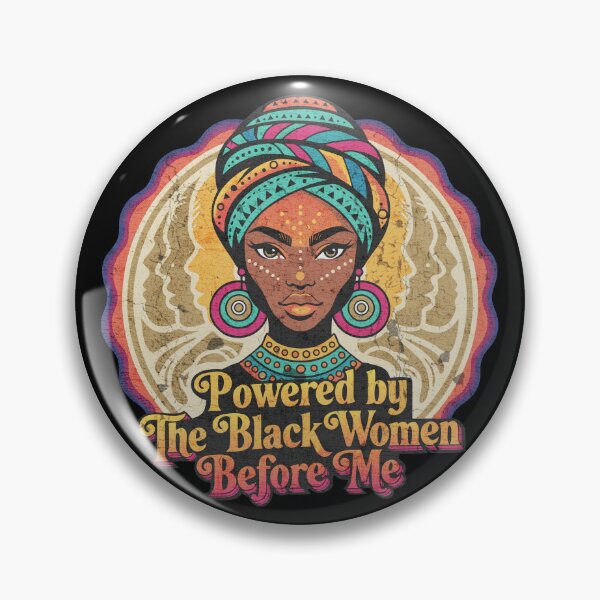 Item preview, Powered by The Black Women Before Me – Afrocentric Retro Empowerment Design designed and sold by TomoMadeIt.