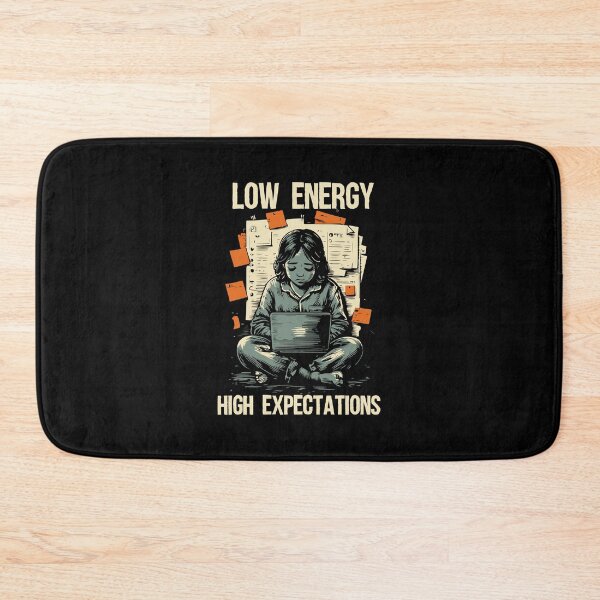 Item preview, Low Energy High Expectations Girl Laptop designed and sold by Slavic1991.