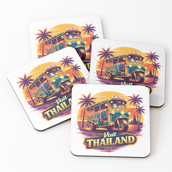 Item preview, Thailand Sunset Tuk Tuk Ride designed and sold by Thai Vibe Studio.