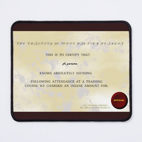 Item preview, The certificate for nothing designed and sold by ProjectLXX.