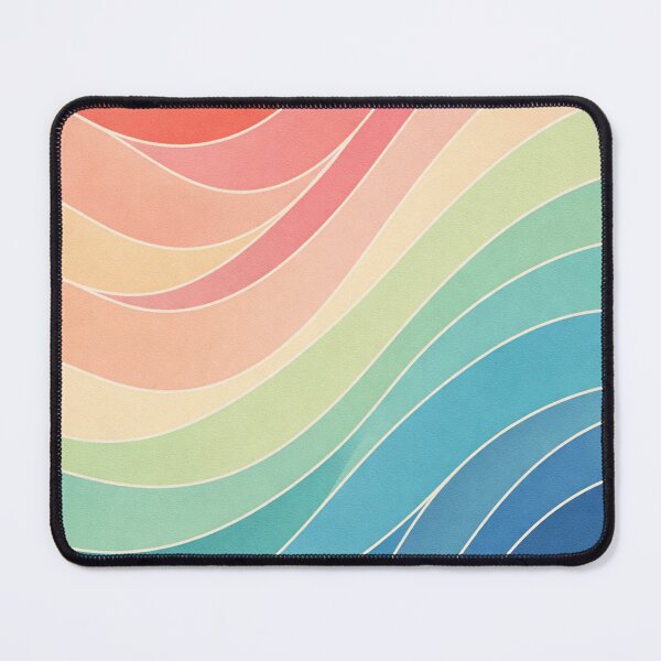 Item preview, Abstract Minimal Line Pattern – Colorful Wavy Lines Modern Design designed and sold by DrizzyV.