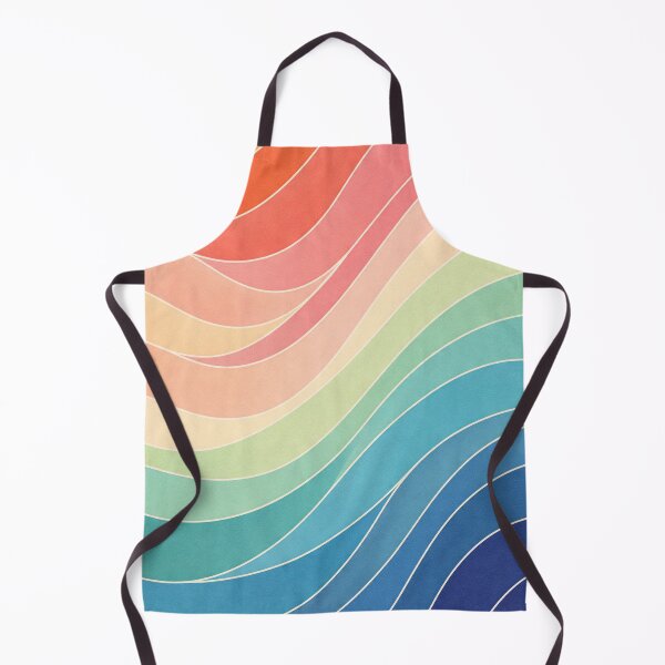 Item preview, Abstract Minimal Line Pattern – Colorful Wavy Lines Modern Design designed and sold by DrizzyV.