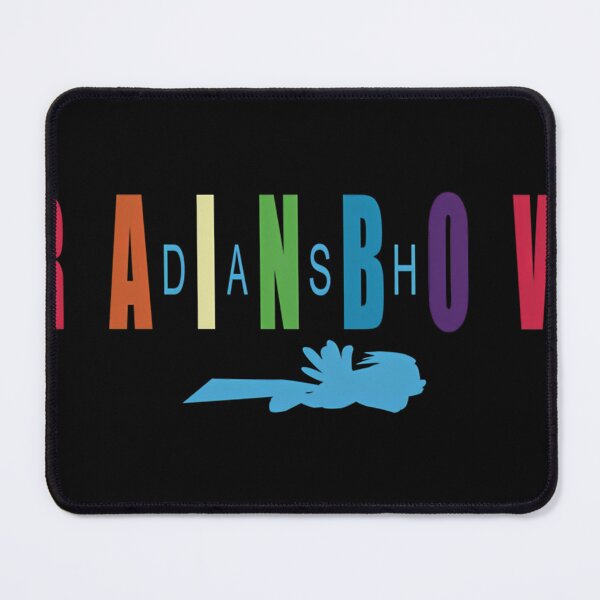 Item preview, Rainbow Dash Text Logo designed and sold by MitchellPaga.