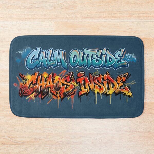 Item preview, Calm outside chaos inside designed and sold by DoneAndDusted.