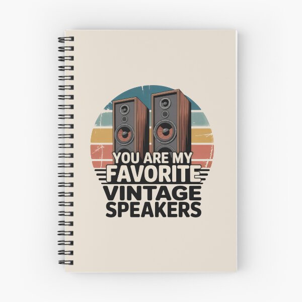 Item preview, Altavoces vintage favoritos Audio retro Audiófilo designed and sold by SplashTastic.