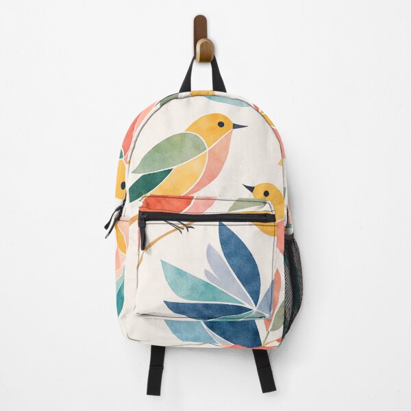 Item preview, Cute Colorful Birds Illustration – Minimal Artistic Bird Pattern designed and sold by DrizzyV.
