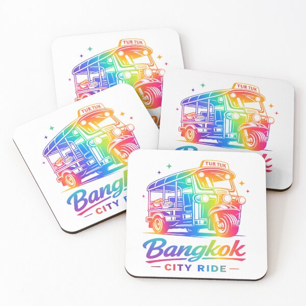 Item preview, Bangkok Rainbow Tuk Tuk Ride designed and sold by Thai Vibe Studio.