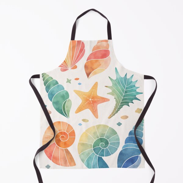 Item preview, Seashell Pattern Illustration – Colorful Ocean Shell Design designed and sold by DrizzyV.