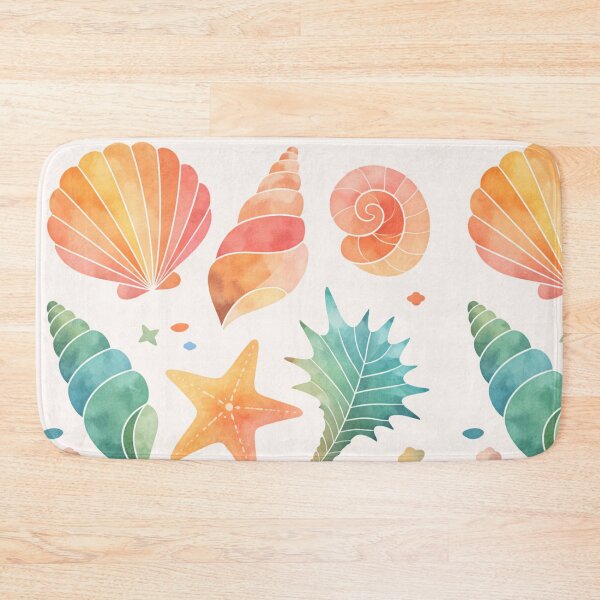 Item preview, Seashell Pattern Illustration – Colorful Ocean Shell Design designed and sold by DrizzyV.