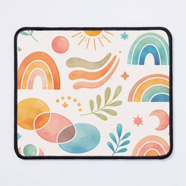 Item preview, Colorful Abstract Pattern – Modern Minimal Artistic Shapes designed and sold by DrizzyV.
