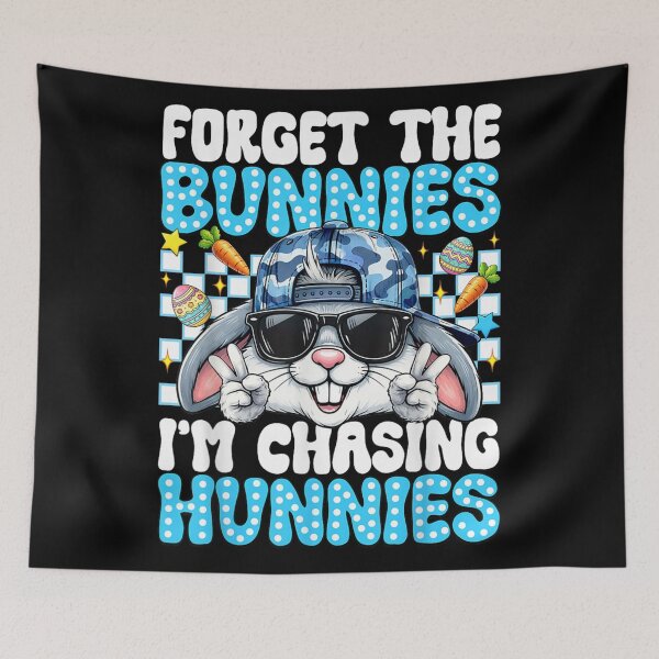 Item preview, Funny Easter Bunny Forget The Bunnies I'm Chasing Hunnies Shirt designed and sold by DuneHaicna.