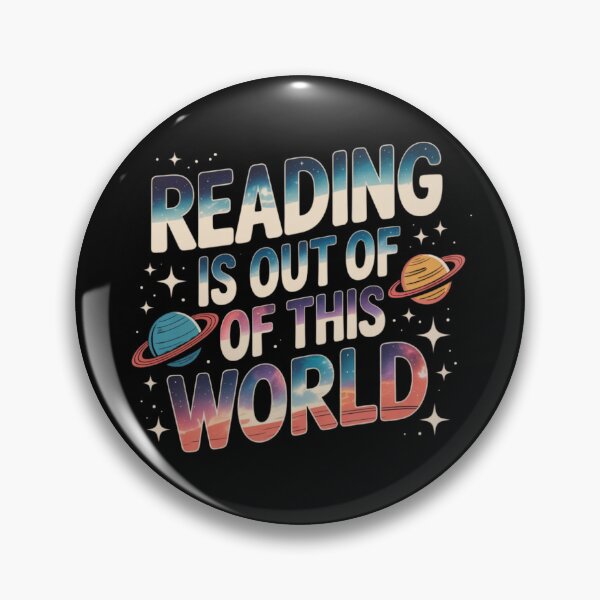 Item preview, Reading Is Out Of This World Galaxy Typography Design designed and sold by PROPera-design.