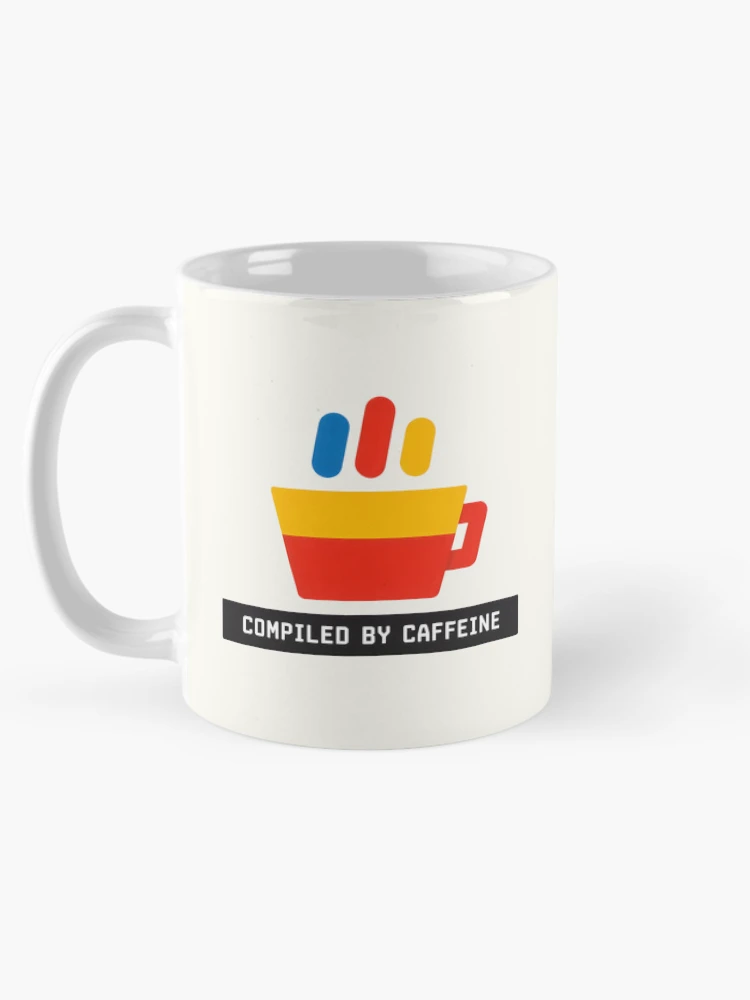 Thumbnail 5 of 6, Coffee Mug, Compiled by Caffeine Software Developer Programming designed and sold by SplashTastic.