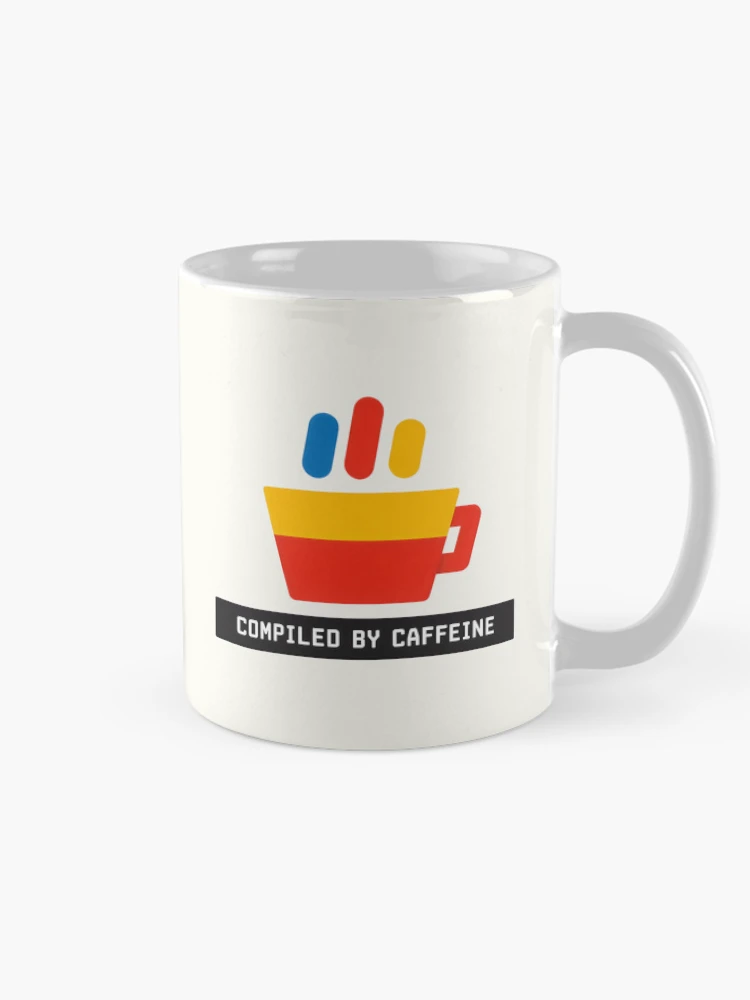 Thumbnail 3 of 6, Coffee Mug, Compiled by Caffeine Software Developer Programming designed and sold by SplashTastic.