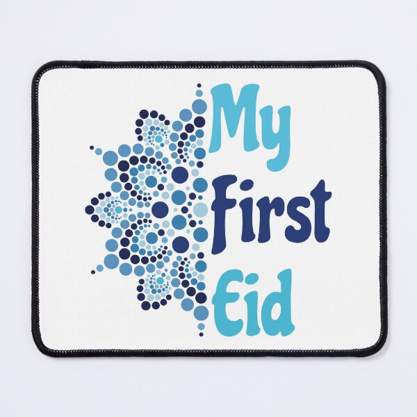 Item preview, My First Eid - 1st Eid mandala design - Blue designed and sold by dezanli.