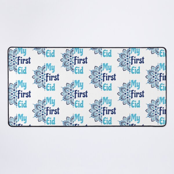 Item preview, My First Eid - 1st Eid mandala design - Blue designed and sold by dezanli.
