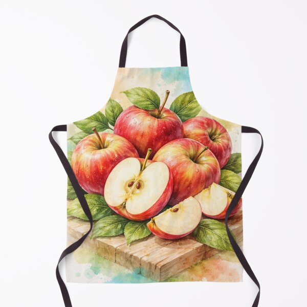 Item preview, Watercolor Apples Illustration – Fresh Fruit Art Design designed and sold by DrizzyV.