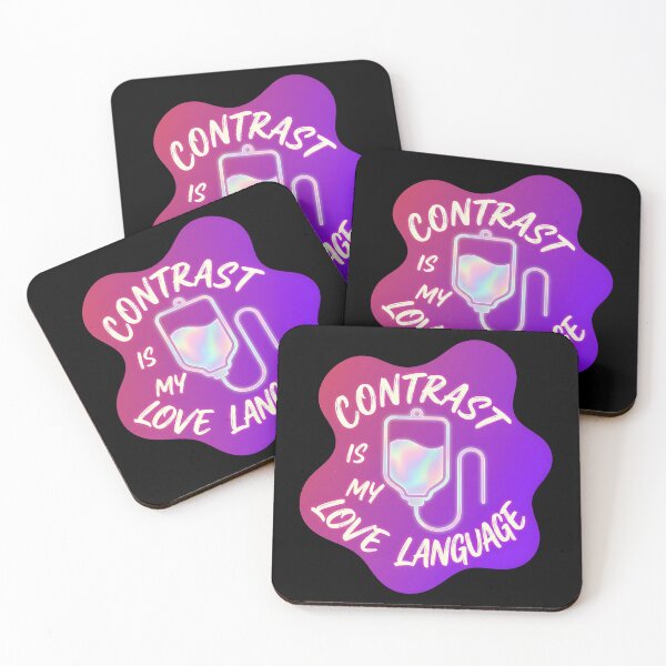 Item preview, Contrast is my love language | Radiology designed and sold by SocialStaticz.