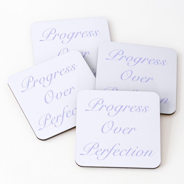 Item preview, Progress over Perfection Motivational Quote  designed and sold by AngelrayByMadi.