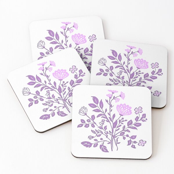 Item preview, Purple wildflowers designed and sold by uunaa.