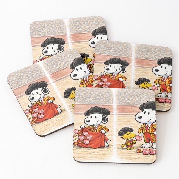 Item preview, Snoopy playing Matador with Love designed and sold by LuluLeb.