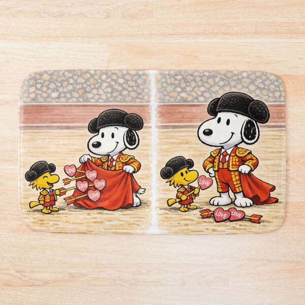Item preview, Snoopy playing Matador with Love designed and sold by LuluLeb.