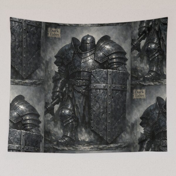 Item preview, The Bastion of the Abyss - Dark Fantasy Knight designed and sold by bapupa.