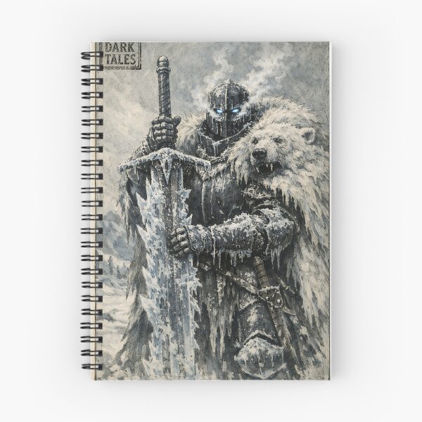 Item preview, The Frost-Bound Colossus - Dark Fantasy Knight designed and sold by bapupa.