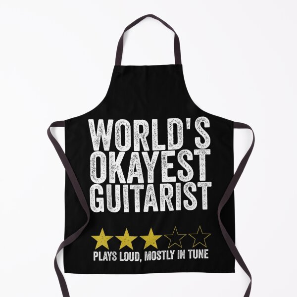 Item preview, World's Okayest Guitarist Funny Guitar Player Music Shirt designed and sold by DuneHaicna.