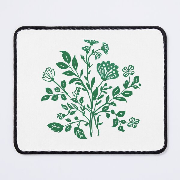 Item preview, Green wildflowers designed and sold by uunaa.