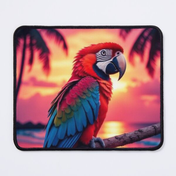 Item preview, Scarlet Macaw Tropical Sunset designed and sold by AddyTae.