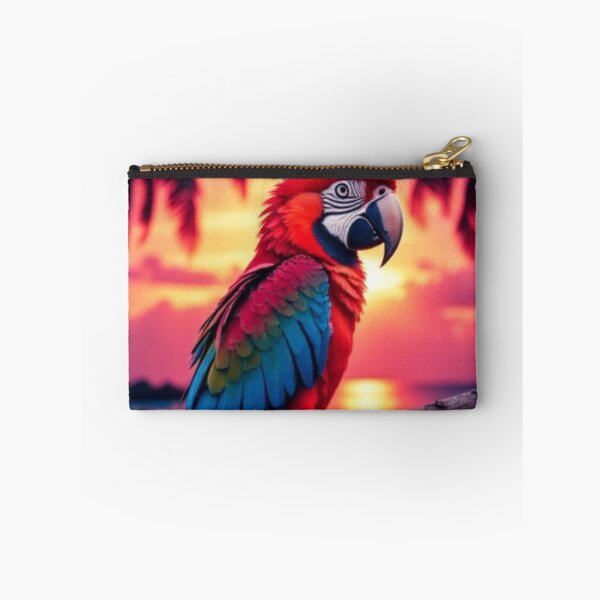 Item preview, Scarlet Macaw Tropical Sunset designed and sold by AddyTae.