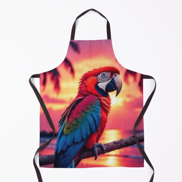 Item preview, Scarlet Macaw Tropical Sunset designed and sold by AddyTae.