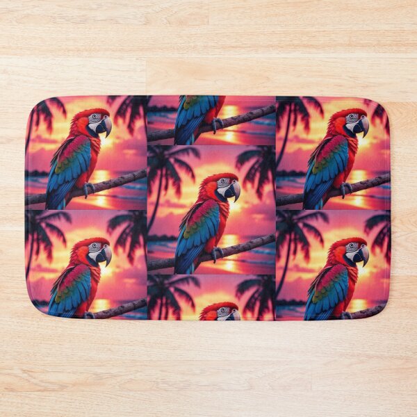 Item preview, Scarlet Macaw Tropical Sunset designed and sold by AddyTae.