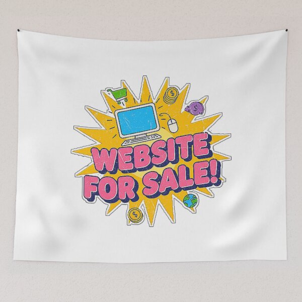 Item preview, Announcement Yellow Explosion WEBSITE FOR SALE! designed and sold by Giulivo Store Graphic.