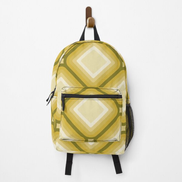 Item preview, Mid-century Retro Geometric Pattern - Mustard yellow and olive green designed and sold by JMgraphic.