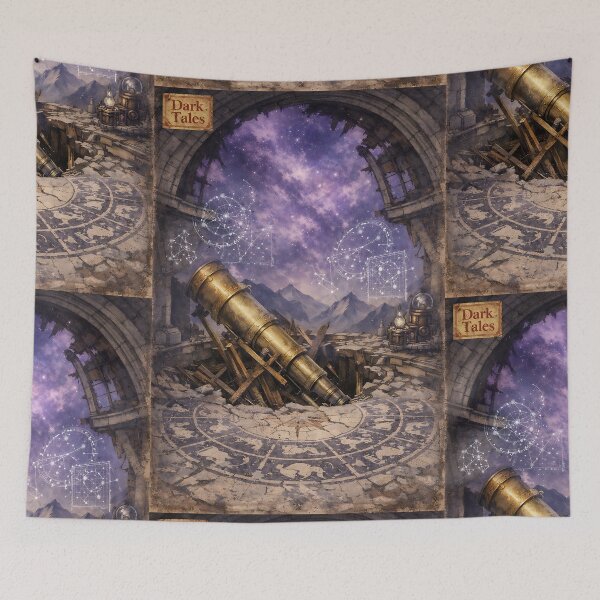 Item preview, The Celestial Observatory of Dust - Dark Fantasy Ruins designed and sold by bapupa.
